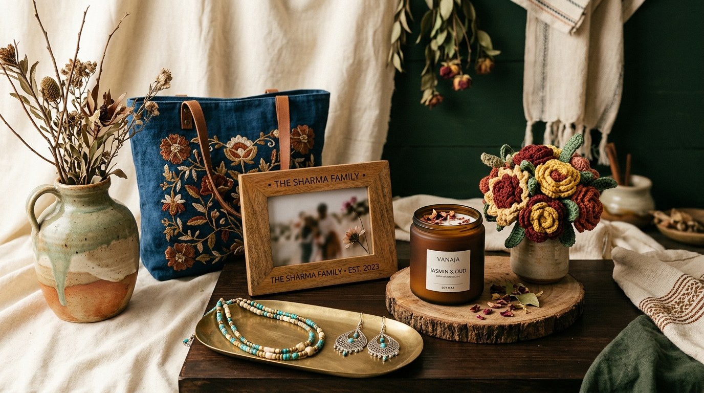 Premium artisan gift boxes stack